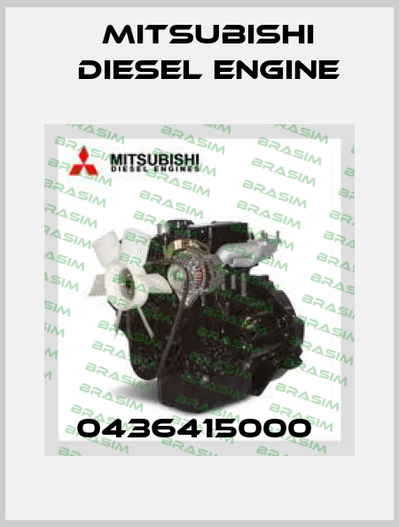 0436415000  Mitsubishi Diesel Engine