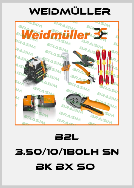 B2L 3.50/10/180LH SN BK BX SO  Weidmüller