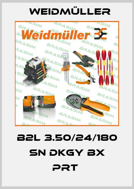 B2L 3.50/24/180 SN DKGY BX PRT  Weidmüller