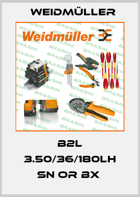 B2L 3.50/36/180LH SN OR BX  Weidmüller