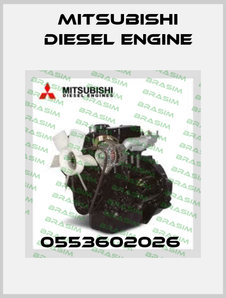 0553602026  Mitsubishi Diesel Engine