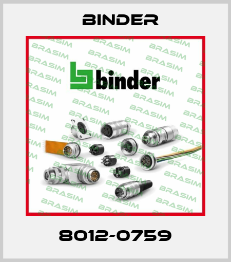 8012-0759 Binder