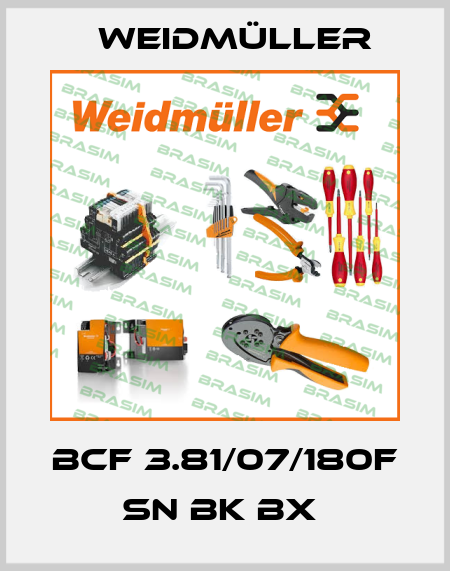 BCF 3.81/07/180F SN BK BX  Weidmüller