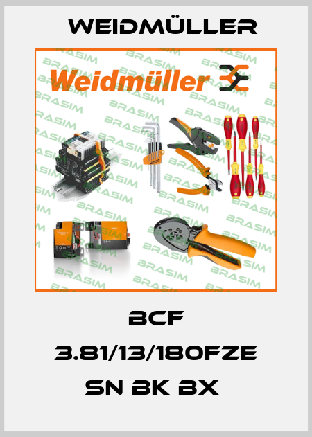BCF 3.81/13/180FZE SN BK BX  Weidmüller