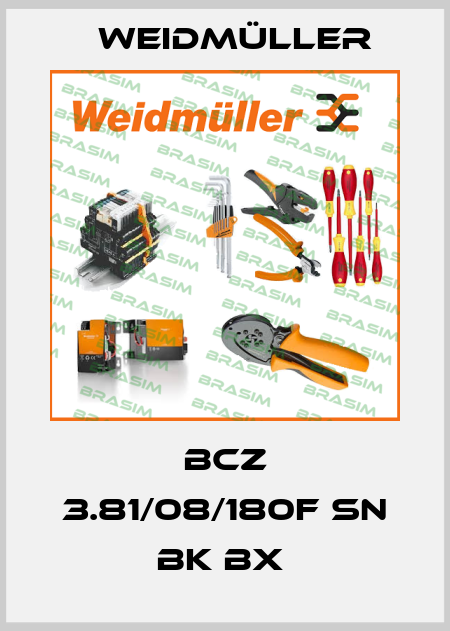 BCZ 3.81/08/180F SN BK BX  Weidmüller