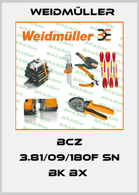 BCZ 3.81/09/180F SN BK BX  Weidmüller