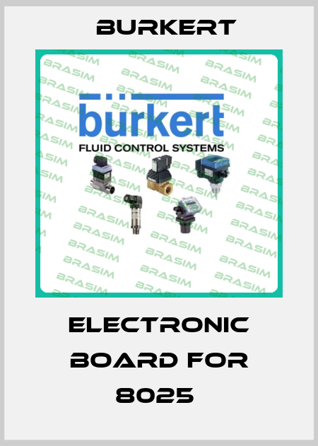 Electronic Board For 8025  Burkert