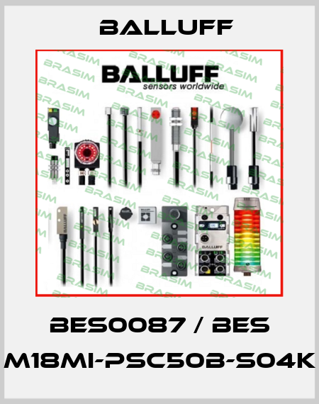 BES0087 / BES M18MI-PSC50B-S04K Balluff