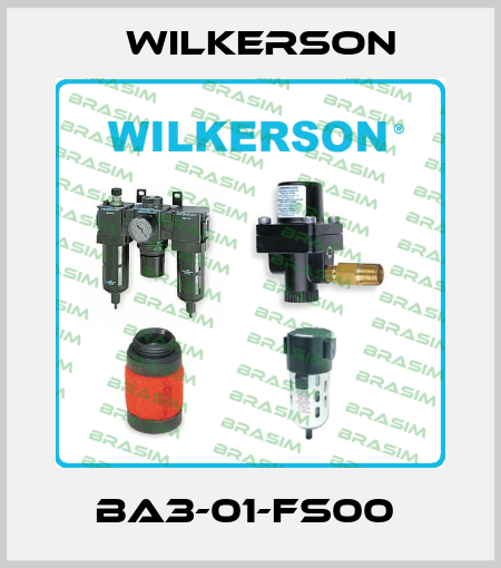 BA3-01-FS00  Wilkerson