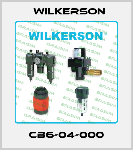 CB6-04-000 Wilkerson