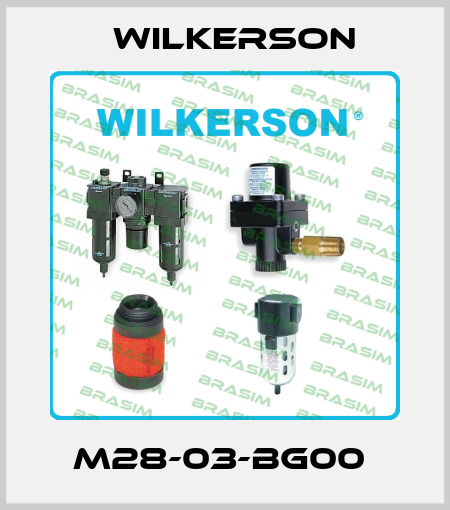 M28-03-BG00  Wilkerson