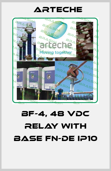 BF-4, 48 VDC relay with base FN-DE IP10  Arteche