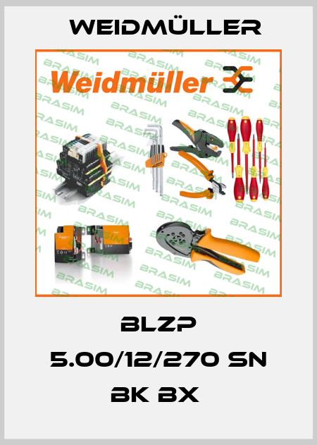 BLZP 5.00/12/270 SN BK BX  Weidmüller