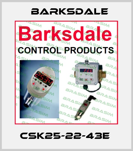 CSK25-22-43E  Barksdale