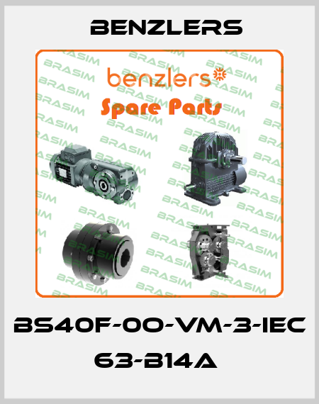 BS40F-0O-VM-3-IEC 63-B14A  Benzlers