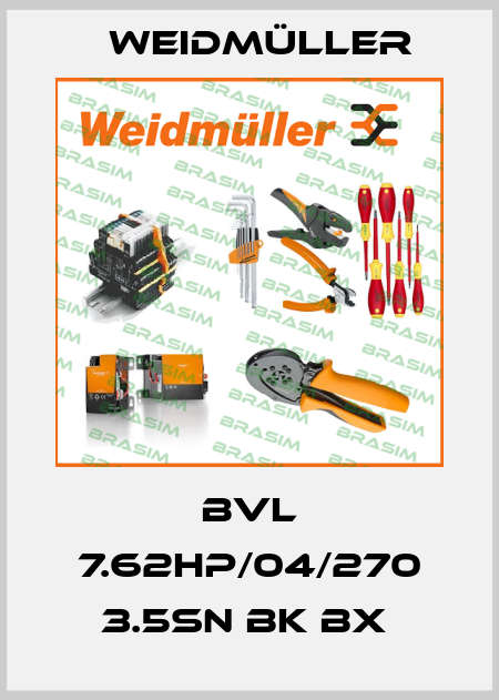 BVL 7.62HP/04/270 3.5SN BK BX  Weidmüller