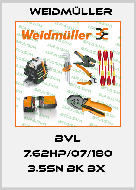 BVL 7.62HP/07/180 3.5SN BK BX  Weidmüller