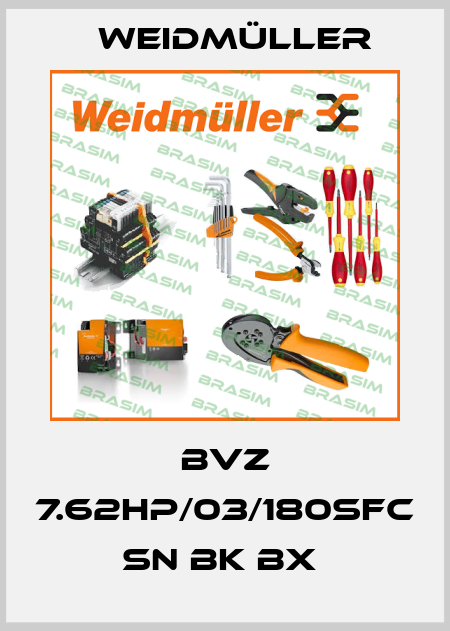 BVZ 7.62HP/03/180SFC SN BK BX  Weidmüller