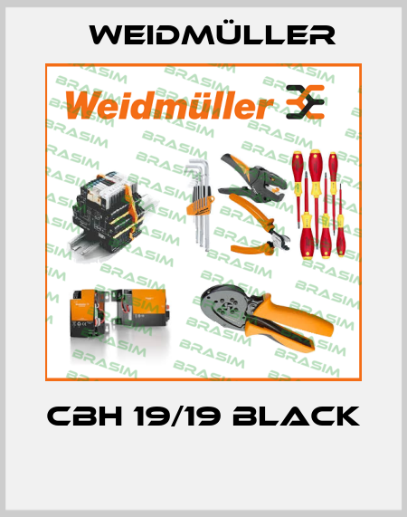 CBH 19/19 BLACK  Weidmüller