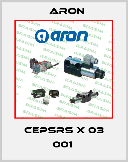 CEPSRS X 03 001  Aron