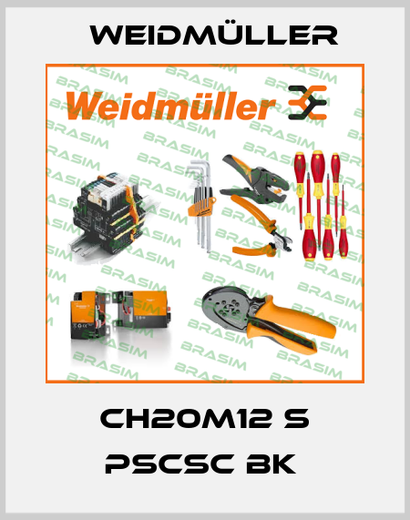 CH20M12 S PSCSC BK  Weidmüller