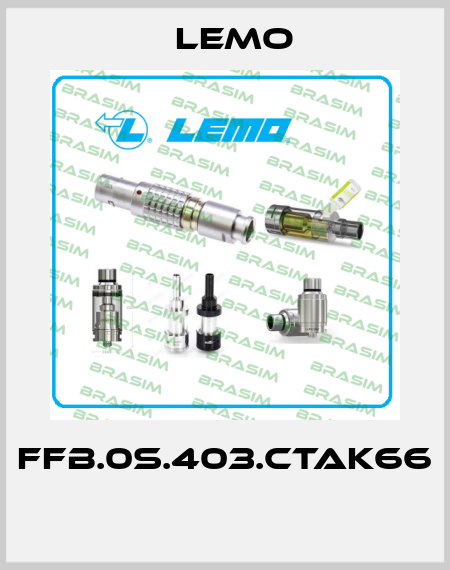 FFB.0S.403.CTAK66  Lemo