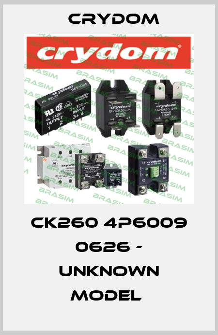 CK260 4P6009 0626 - UNKNOWN MODEL  Crydom