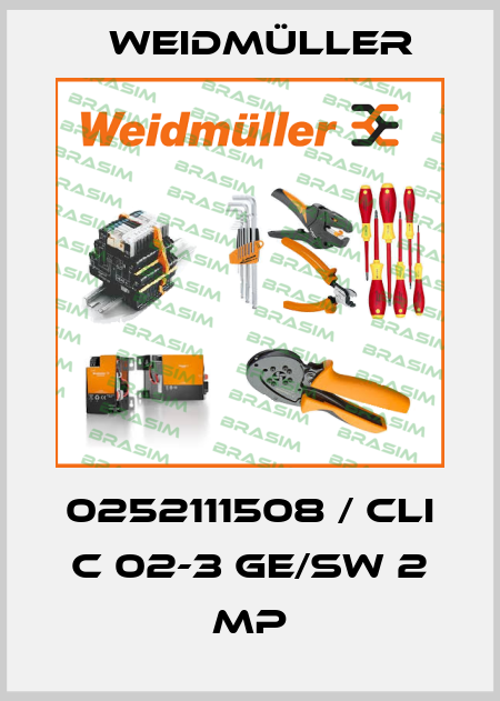 0252111508 / CLI C 02-3 GE/SW 2 MP Weidmüller