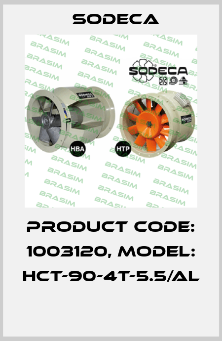 Product Code: 1003120, Model: HCT-90-4T-5.5/AL  Sodeca