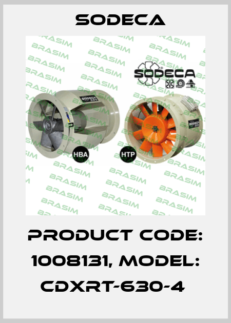 Product Code: 1008131, Model: CDXRT-630-4  Sodeca