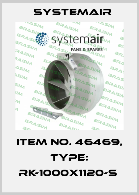 Item No. 46469, Type: RK-1000x1120-S  Systemair