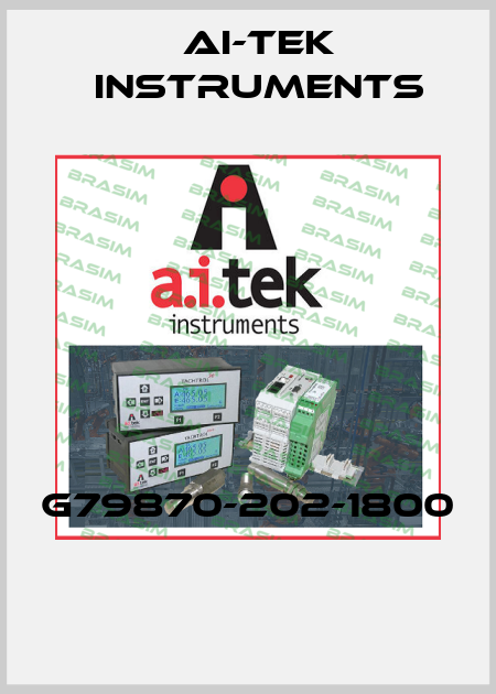 G79870-202-1800  AI-Tek Instruments
