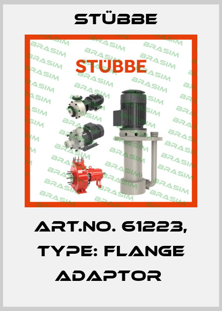 Art.No. 61223, Type: Flange adaptor  Stübbe