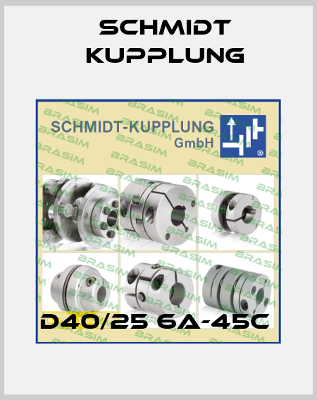 D40/25 6A-45C  Schmidt Kupplung