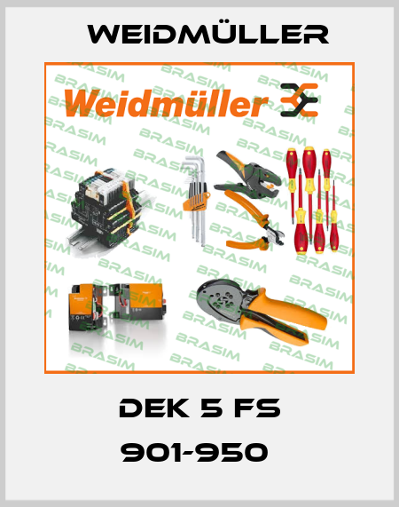 DEK 5 FS 901-950  Weidmüller