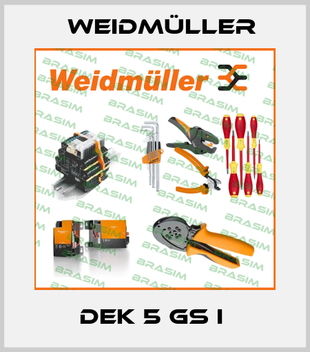 DEK 5 GS I  Weidmüller