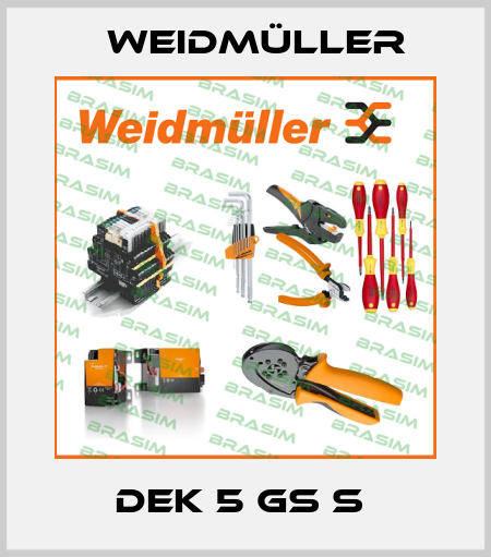 DEK 5 GS S  Weidmüller