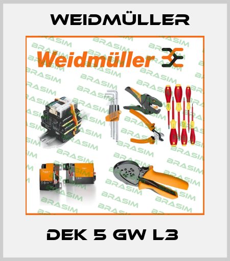 DEK 5 GW L3  Weidmüller