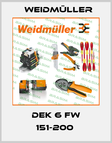 DEK 6 FW 151-200  Weidmüller
