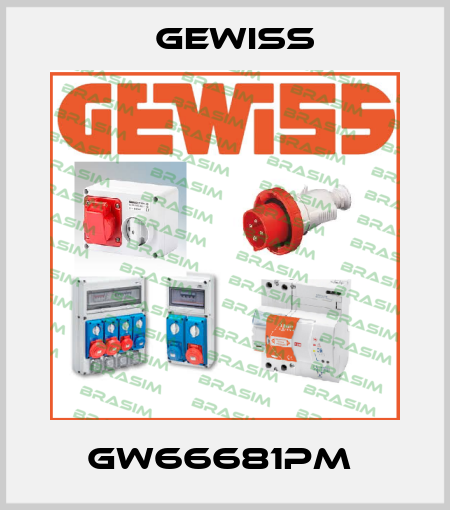 GW66681PM  Gewiss
