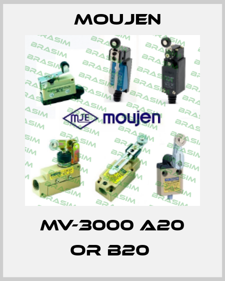 MV-3000 A20 or B20  Moujen