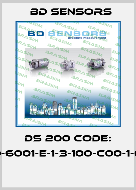 DS 200 CODE: 780-6001-E-1-3-100-C00-1-000  Bd Sensors