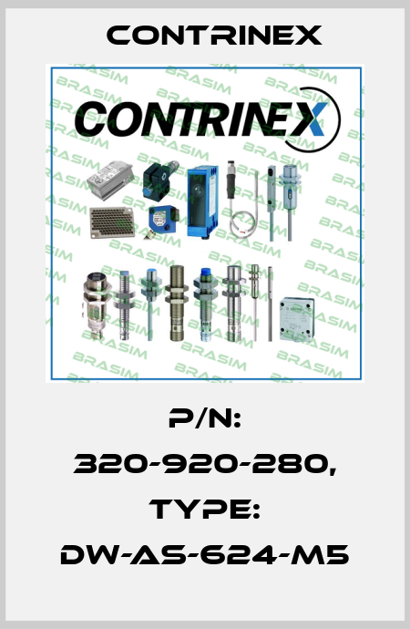 p/n: 320-920-280, Type: DW-AS-624-M5 Contrinex