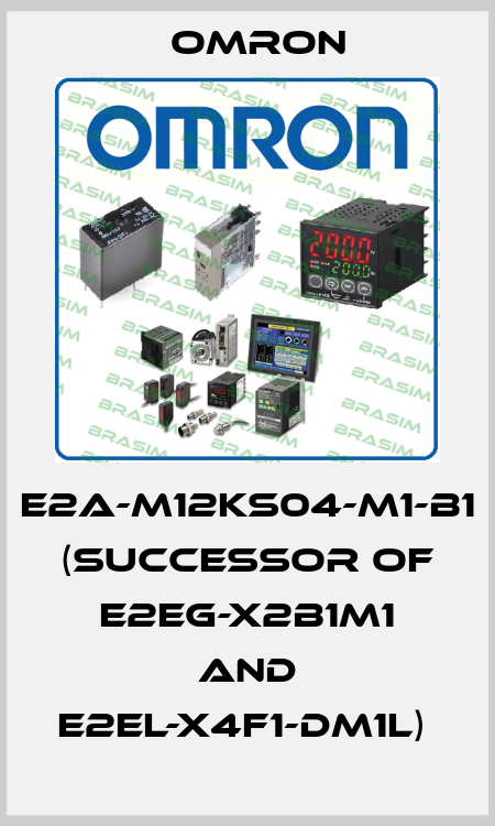 E2A-M12KS04-M1-B1 (SUCCESSOR OF E2EG-X2B1M1 AND E2EL-X4F1-DM1L)  Omron