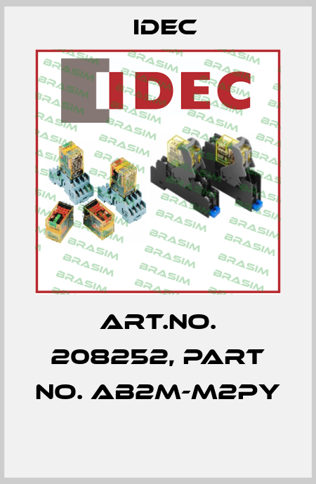Art.No. 208252, Part No. AB2M-M2PY  Idec