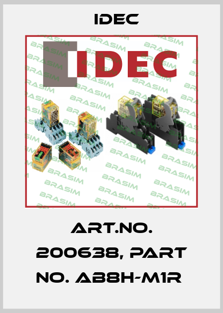 Art.No. 200638, Part No. AB8H-M1R  Idec