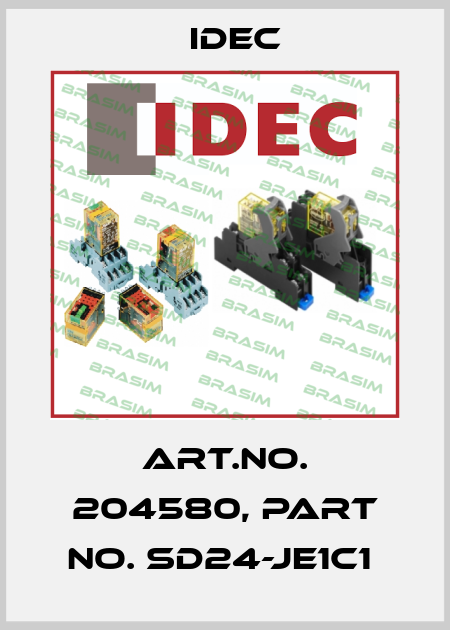 Art.No. 204580, Part No. SD24-JE1C1  Idec