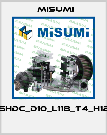 GFCLSHDC_D10_L118_T4_H12_NC5  Misumi
