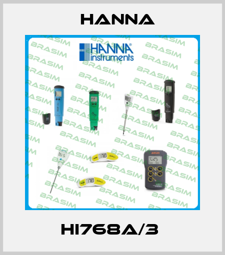 HI768A/3  Hanna