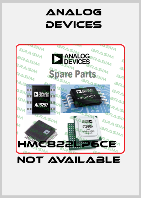 HMC822LP6CE   NOT AVAILABLE  Analog Devices